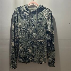 Aeropostale Olive Camo Hoodie